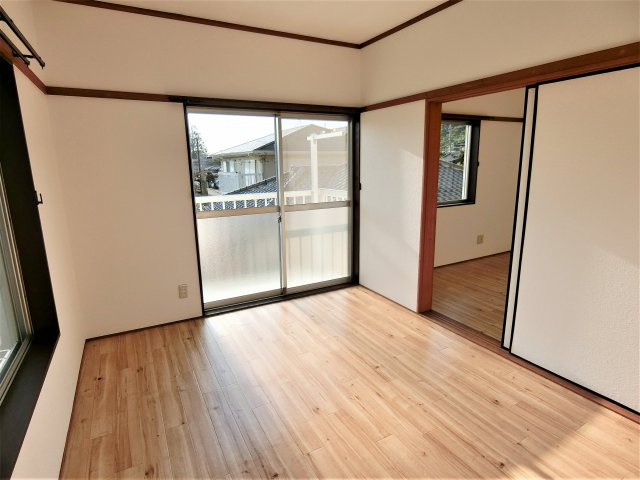 富士ハイツの洋室