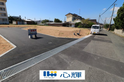 【前面道路含む現地写真】 | 野原1丁目2907-1更地（63坪） | 現地（2022年10月14日）撮影
