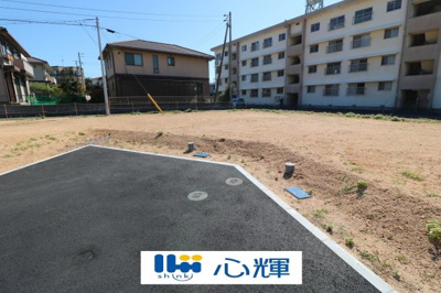 【前面道路含む現地写真】 | 野原1丁目2907-5更地（72坪） | 現地（2022年10月14日）撮影
