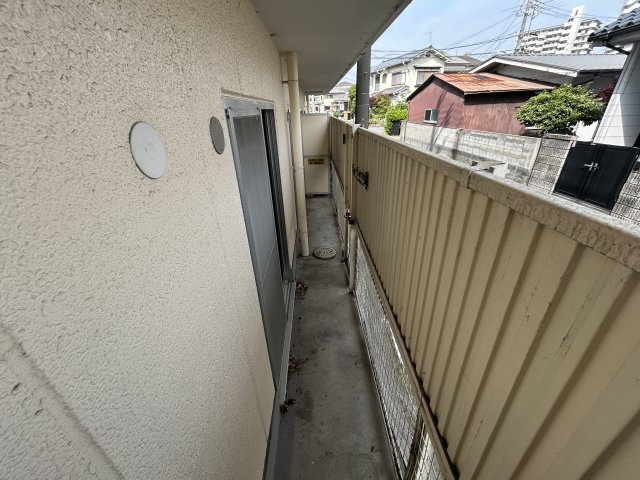 ファーストハウスのバルコニー