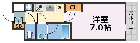 ルクレ新町レジデンスの間取り
