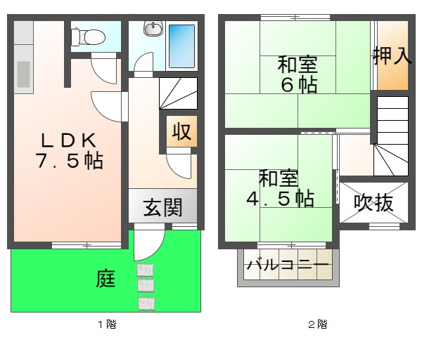 モンテメールⅠの間取り