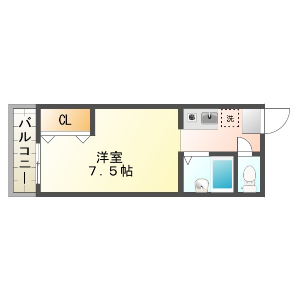 セオコート朝霧の間取り