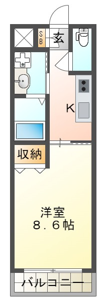 シャインキャッスルの間取り