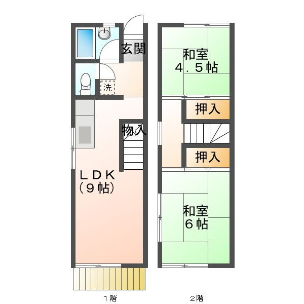 レジデンス王塚の間取り