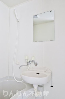 【洗面所】 | エクシード山城 | 脱衣スペースもあります