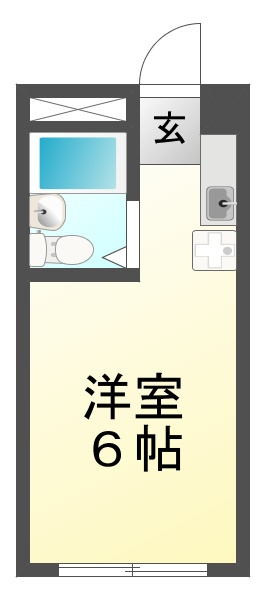 サニーパレス五色山の間取り