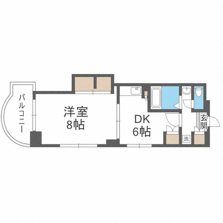 コンソラーレ日本橋の間取り