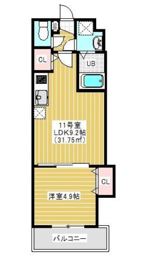 金太郎ヒルズ２５５　３１１の間取り