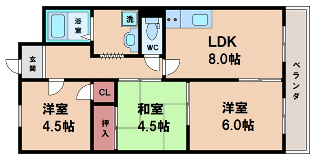 【間取り】 | コーポスタンレー