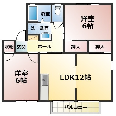 サンビレッジの間取り