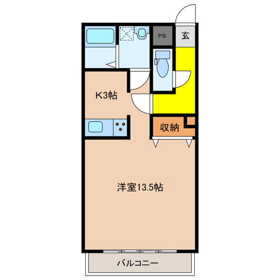 【間取り】 | パークサイドⅠ