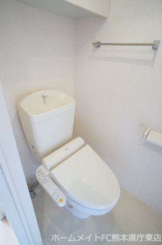 熊本市東区桜木３丁目のアパートのトイレ