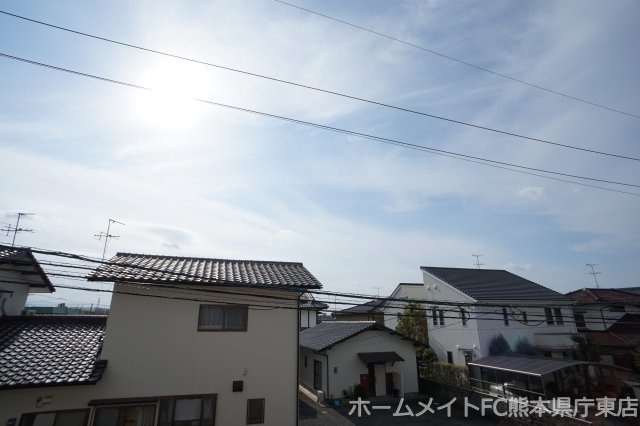 熊本市東区桜木３丁目のアパートの展望