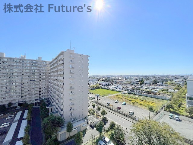 パークフィールドみさとテラ・ウエスト四街区3号館　中古マンションの展望|9階・眺望良好です！