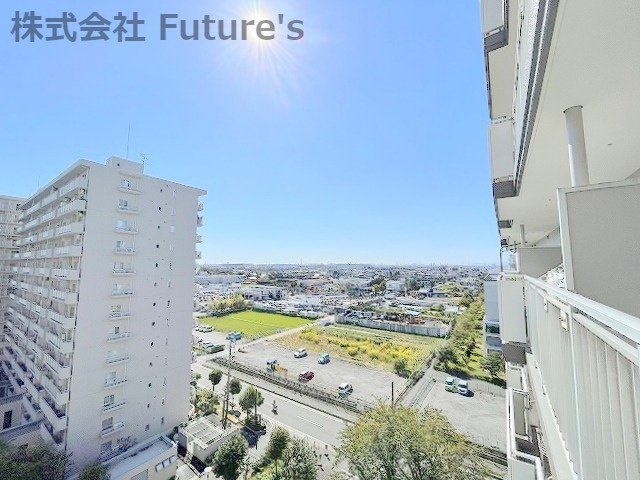 パークフィールドみさとテラ・ウエスト四街区3号館　中古マンションの展望|9階・眺望良好です！