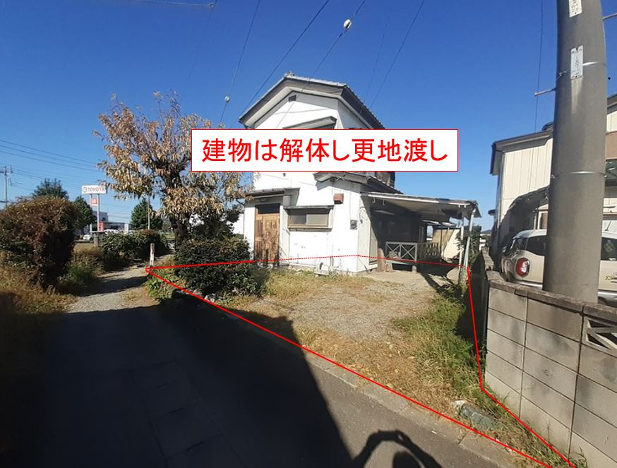 藤岡市下大塚　土地の外観