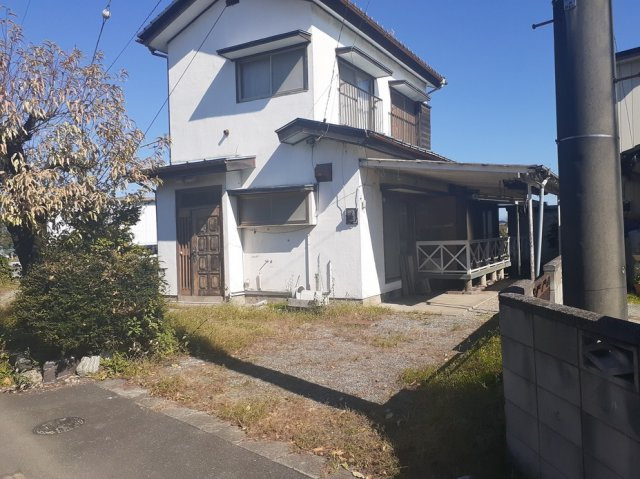 藤岡市下大塚　土地の前面道路含む現地写真