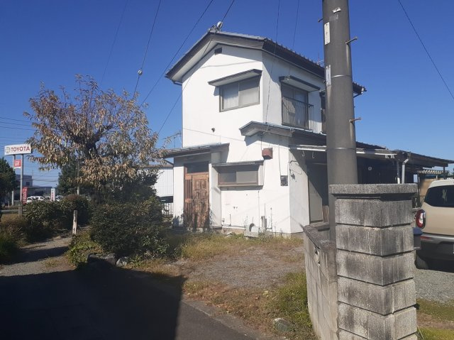藤岡市下大塚　土地の前面道路含む現地写真