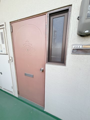 キャンパスひまわり住吉の玄関