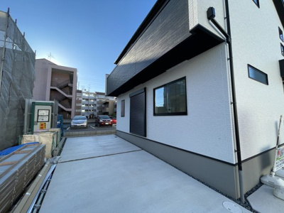 【外観】 | 守山区天子田2期 全2棟 1号棟＜仲介手数料無料＞天子田小・大森中　新築一戸建て | ナビゲーターむらちゃんがご案内します。
