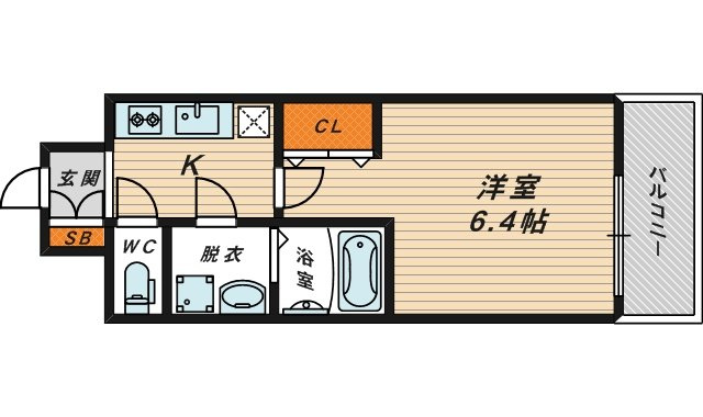 【間取り】 | レジュールアッシュ大阪城北