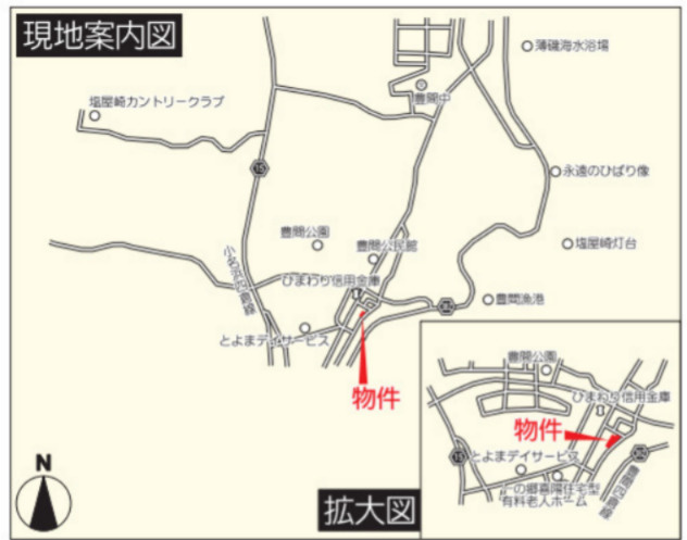 平豊間第8の地図