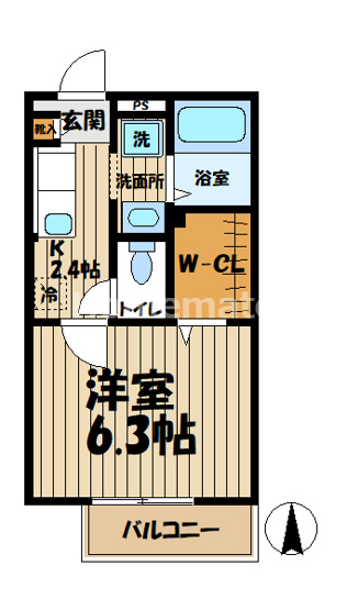 【間取り】 | エミネンスＩ