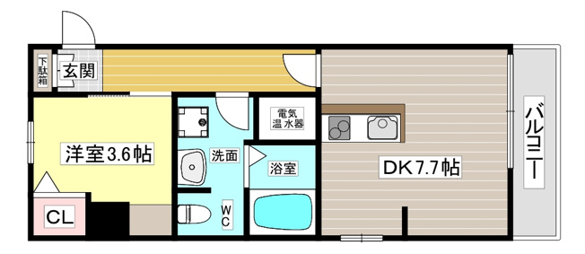 【間取り】 | ディアコート西宮北口