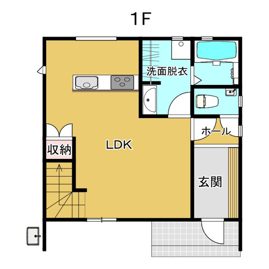 【間取り】 | クローバー安長モデルハウス