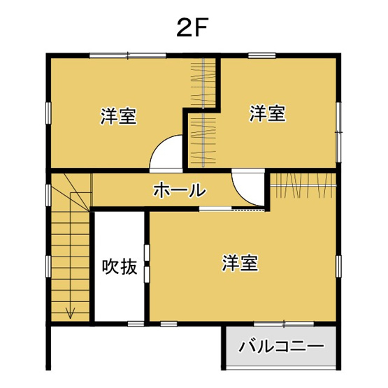 【間取り】 | クローバー安長モデルハウス
