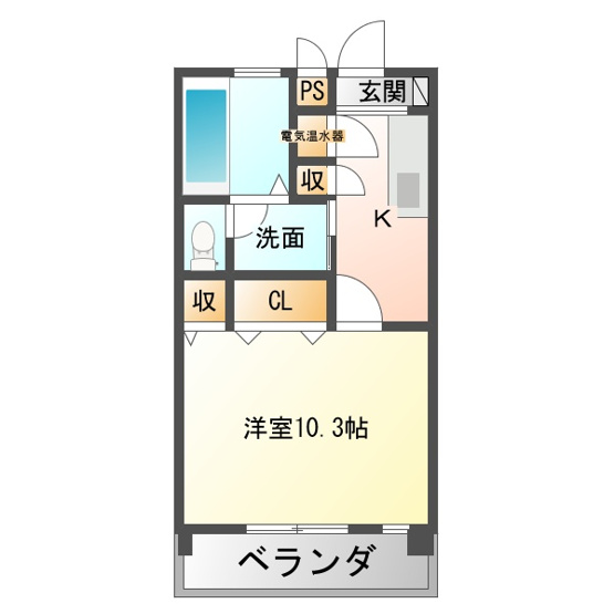 【間取り】 | アビリティ上町壱番館