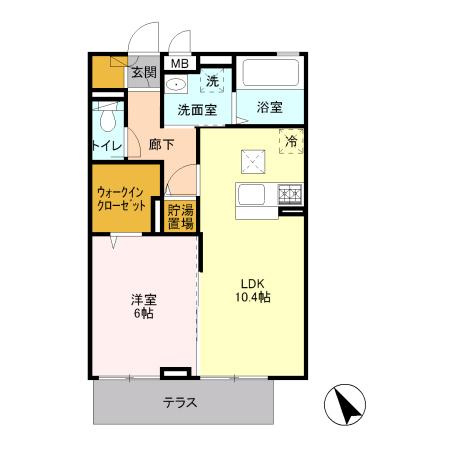 【間取り】 | エスペランサA