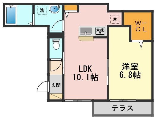 エクセリア西小岩の間取り