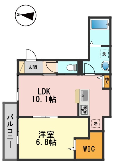 エクセリア西小岩の間取り