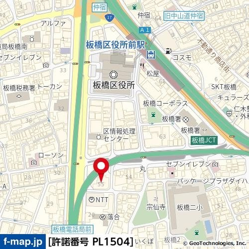 【地図】 | ルーブル板橋区役所前