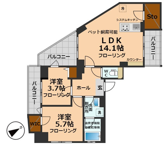 【間取り】 | Garbo HAMADAYAMA