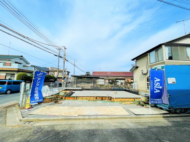 川越市的場3期　新築戸建の外観|現地（2022年10月）撮影