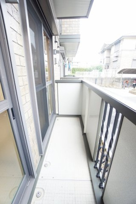 【バルコニー】 | ロジュマンマエバラD | ※同物件・反転タイプの写真です。