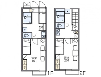 【間取り】 | レオパレス新町