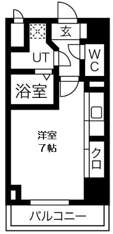 【間取り】 | S-RESIDENCE難波Viale