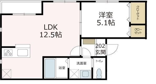 エルカーサ荏田の間取り