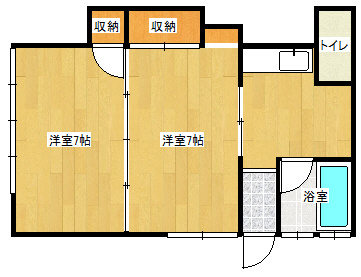 【間取り】 | 大塚荘３丁目