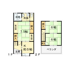 【間取り】 | クロスハウス八尾市老原7