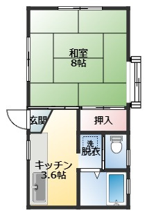 【間取り】 | コーポナガキタ