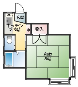 【間取り】 | コーポナガキタ