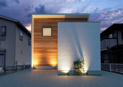 【外観パース】 | 栗東市中沢　新築戸建