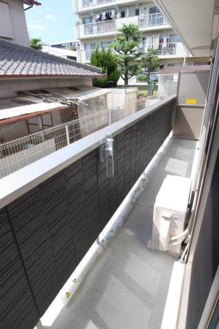 クレスト明石のバルコニー