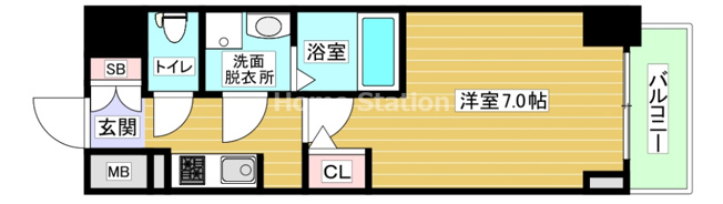【間取り】 | S-RESIDENCE福島アロヴィータ