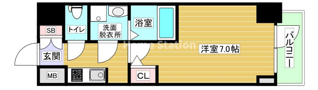 【間取り】 | S-RESIDENCE福島アロヴィータ